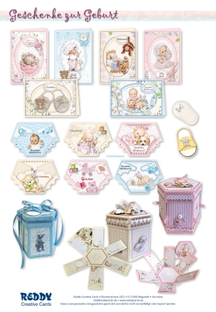 Reddy Cards Bastelset Geschenke zur Geburt