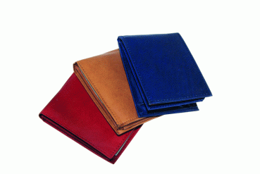 Geldbeutel 100 x 70 mm Deluxe dunkelblau