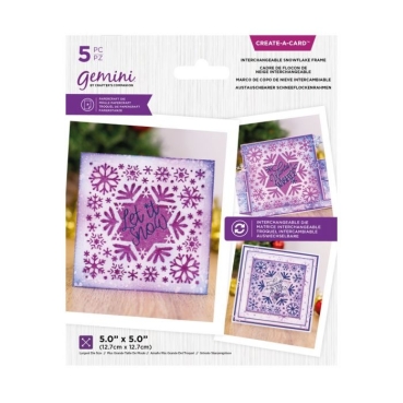 GEMINI Create a Card Interchangeable Snowflake Frame