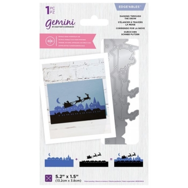 GEMINI Double-Sided Die Dashing Through The Snow