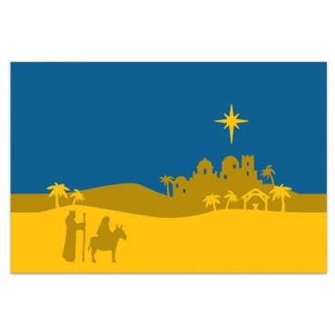 Preview: GEMINI Double-Sided Die Bethlehem Skyline