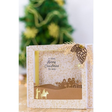 Preview: GEMINI Double-Sided Die Bethlehem Skyline