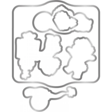 Preview: Gemini Stamp & Die Stempel und Stanzschablone Birthday Bears Box