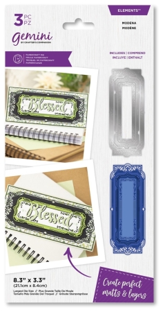 Gemini Slimline Advanced Nesting Modena Elements Dies Stanzschablonen