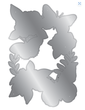 Preview: Gemini Butterflies and Blooms 4 x 6 Inch 3D Embossing Folder & Metal Die