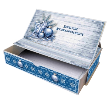 Preview: Reddy Cards Geschenkboxen mit Aufstellkarte zu Weihnachten
