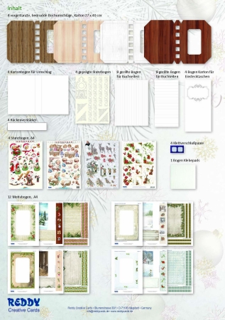 Preview: Reddy Cards Geschenkbücher Weihnachten, Set für 4 Bücher