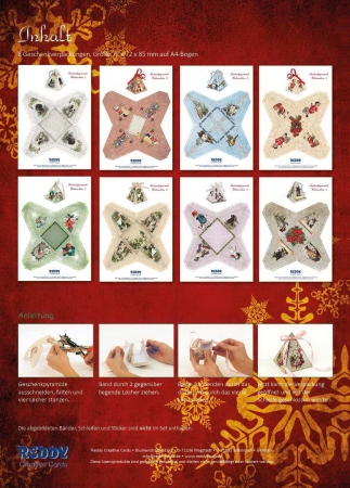 Preview: Reddy Cards Geschenkpyramiden Heft für 8 Geschenkpyramiden