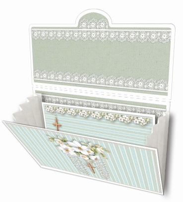 Reddy Cards Bastelset Geschenkkarten zur Taufe, Geburt, religiöse Anlässe