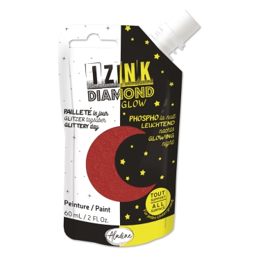 Aladine IZINK DIAMOND Glow 60 ml rot