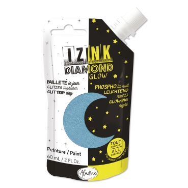 Aladine IZINK DIAMOND Glow 60 ml himmelblau