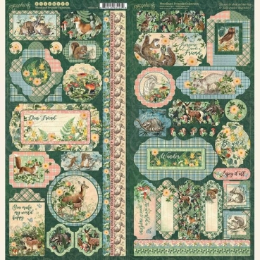 Graphic 45 Woodland Friends Stickers