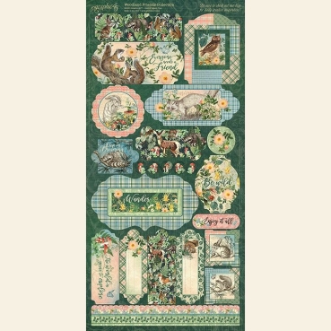 Preview: Graphic 45 Woodland Friends Stickers