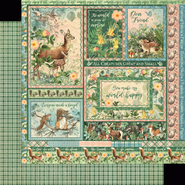Preview: Graphic 45 Woodland Friends 12 x 12 Collection Pack