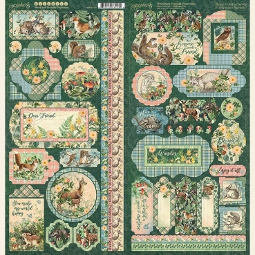 Graphic 45 Woodland Friends 12 x 12 Collection Pack