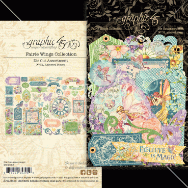 Graphic 45 Fairie Wings Die-Cut Assortment