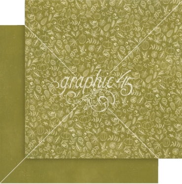 Preview: Graphic 45 Autumn Greetings 12 x 12 Inch Patterns & Solids Pack