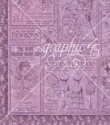 Preview: Graphic 45 12 x 12 Inch Collection Pack Fairy Boutique
