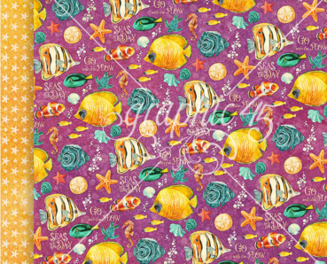 Graphic 45 12 x 12 Inch Collection Pack Seas the Day