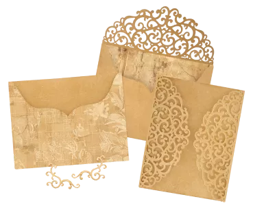 Preview: Graphc 45 Ornate Gatefold, Envelope & Pocket Die Set