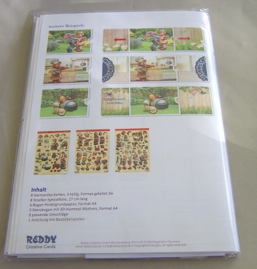 Preview: Reddy Cards Harmonika-Karten Hummel