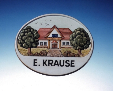Giessform Haus- und Wohnungsschild III
