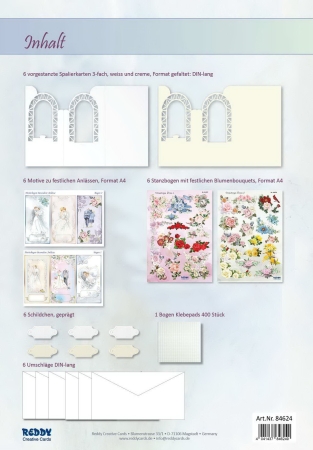 Reddy Cards Bastelset Exclusive Karten Hochzeit