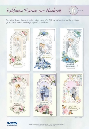 Reddy Cards Bastelset Exclusive Karten Hochzeit
