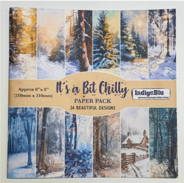 IndigoBlu It's a Bit Chilly 8 x 8 Inch Paper Book