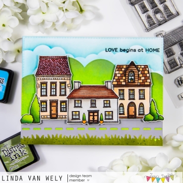 Preview: Jane's Doodles Clear Stamps Transparente Stempel Home