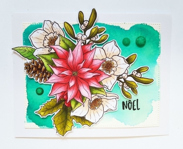 Preview: Jane's Doodles Clear Stamps Transparente Stempel Winter Florals