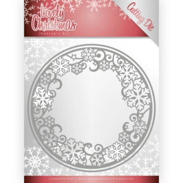 Jeanine's Art DIE Schneideschablone Lovely Christmas Lovely Circle Frame