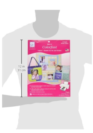 Preview: June Tailor Colorfast Bedruckbarer Stoff, weiß 3er Pack