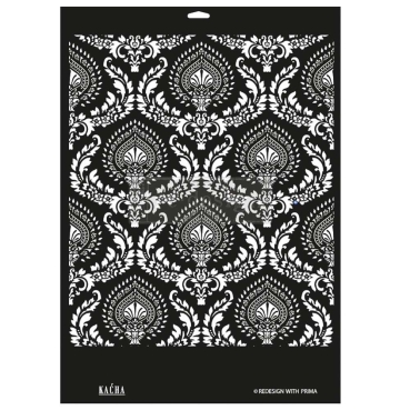 Re-Design with Prima Kacha Anisa 18 x 25,5 Inch Decor Stencil Schablone