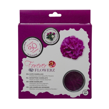 Craftbuddy Flowerz Cute Camelias / Kamelien Magenta