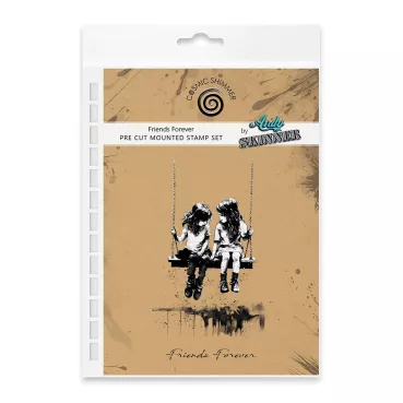 Katy Sue Designs Andy Skinner Pre-Cut Rubber Stamp Set Friends Forever