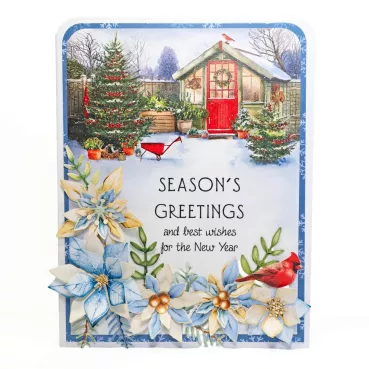 Preview: Katy Sue Designs Picket Fence Chrismas Scene Stash