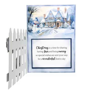 Katy Sue Designs Picket Fence Chrismas Scene Stash