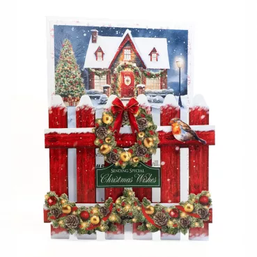 Katy Sue Designs Picket Fence Chrismas Scene Stash