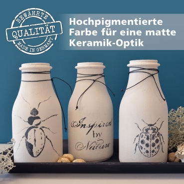 Preview: VIVA Decor Keramik-Effekt 150 ml Altweiss