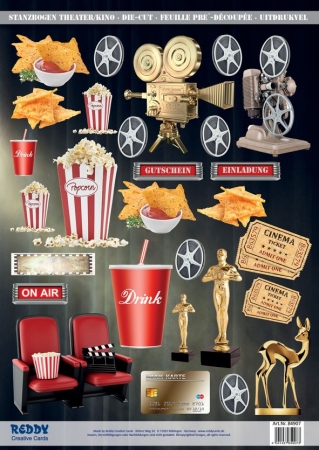 Reddy Cards Stanzbogen Kino Theater