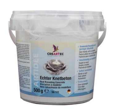 Echter Knetbeton hellgrau 500 gr.