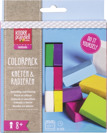 Preview: Knorr Prandell Modelliermassen Set Colorpack Fun Kneten und Radieren