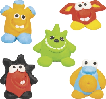 Preview: Knorr Prandell Modelliermassen Bastel-Set Monsterland Kneten und Radieren