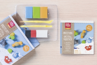 Preview: Knorr Prandell Modelliermassen Kneten und Radieren Bastel-Set Seaworld