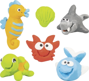 Preview: Knorr Prandell Modelliermassen Kneten und Radieren Bastel-Set Seaworld