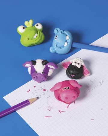 Preview: Knorr Prandell Modelliermassen Kneten und Radieren Bastel-Set Funny Animals