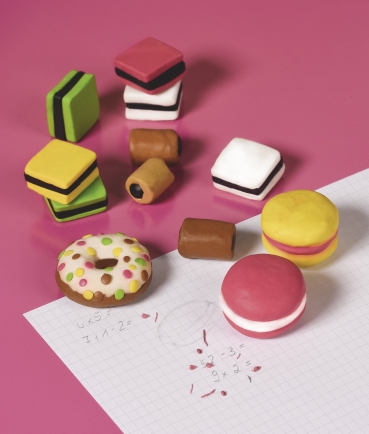 Preview: Knorr Prandell Modelliermassen Kneten und Radieren Bastel-Set Tasty Candies