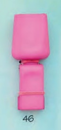 Kordelende 17 mm DL6mm pink