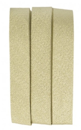 Aufbügelbares Schrägband 20 mm breit gold